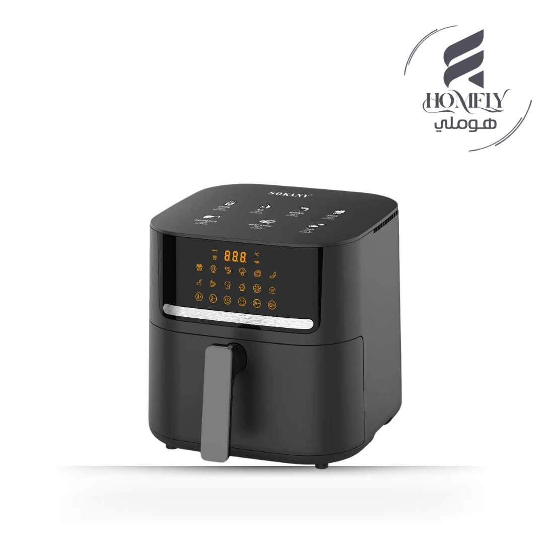 قلاية هوائية سوكاني ديجيتال 6.5 لتر 1800 وات موديل SK-10040