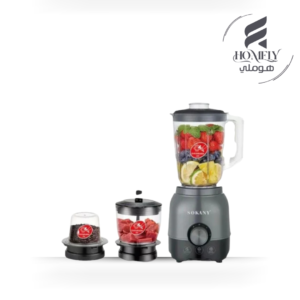 خلاط سوكاني 3×1 وعاء أكريليك1500 وات 1.6 لتر موديل SK-03062N