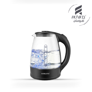 غلاية سوكاني زجاج 1.8 لتر 1500 وات موديل SK-09067
