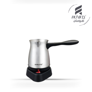 غلاية قهوة تركي سوكاني استانلس ستيل 500 مل 600 وات موديل SK-214