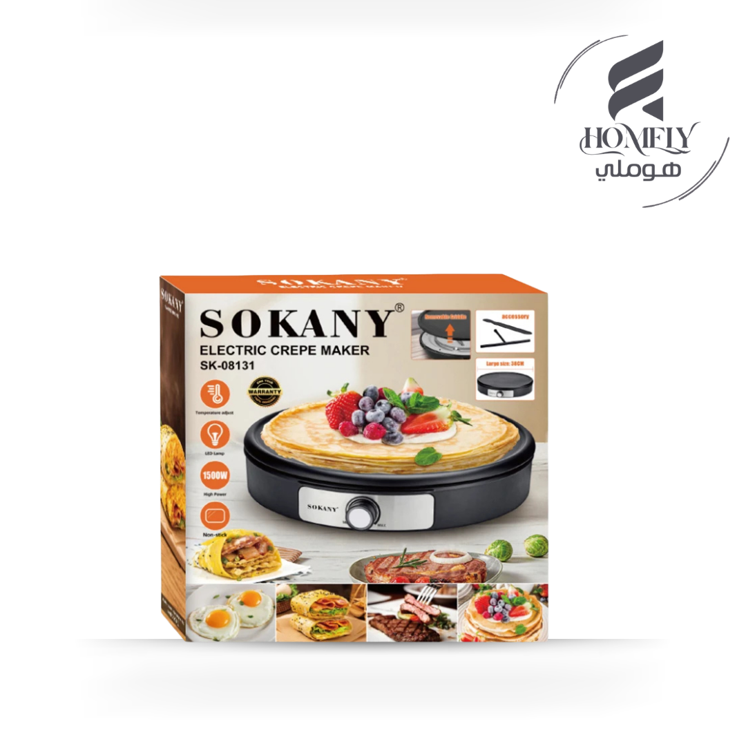 ماكينة صناعة كريب سوكاني 38 سم 1500 وات موديل SK-08131