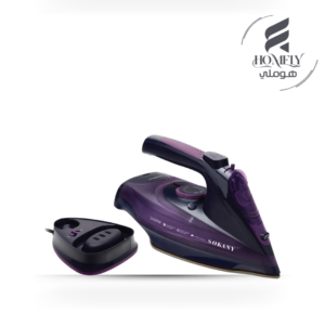 مكواة بخار سوكاني 2×1 بقاعدة شحن 2400 وات AJ-2085